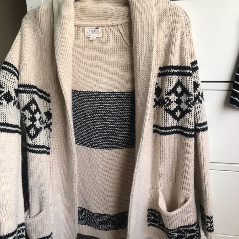 Patterned cardigan